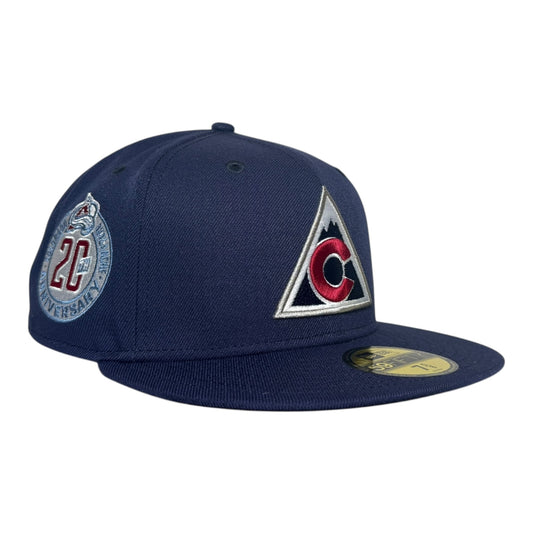 Colorado Avalanche 20th Anniversary New Era 59Fifty Fitted Hat