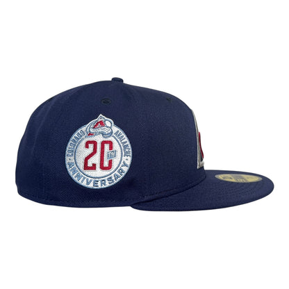 Colorado Avalanche 20th Anniversary New Era 59Fifty Fitted Hat