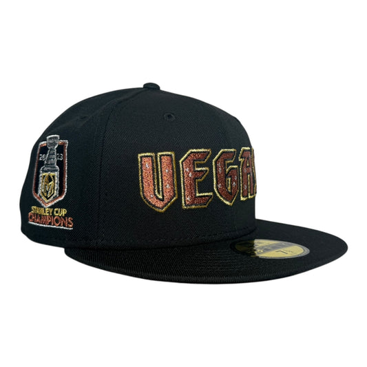 Las Vegas Golden Knights 2023 Stanley Cup Champions Metallic Prime Edition New Era 59Fifty Fitted Hat