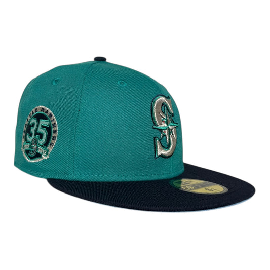 Seattle Mariners Icy UV Hat Club New Era 59Fifty Fitted Hat