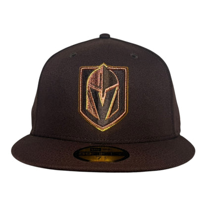 Las Vegas Golden Knights 2023 Stanley Cup Champions Burnt Wood New Era 59Fifty Fitted Hat