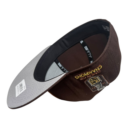 Las Vegas Golden Knights 2023 Stanley Cup Champions Burnt Wood New Era 59Fifty Fitted Hat
