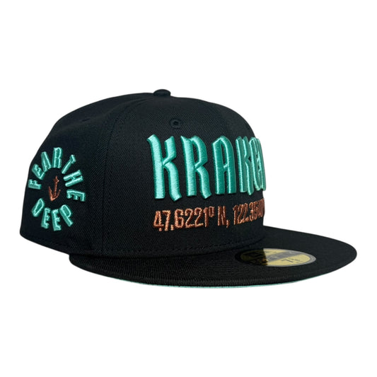 Seattle Kraken "Fear the Deep" New Era 59Fifty Fitted Hat