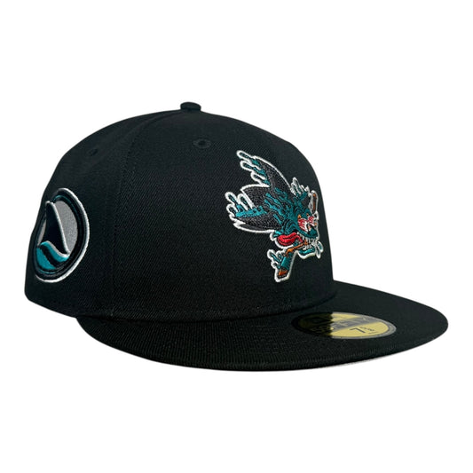 San Jose Sharks Fin Circle New Era 59Fifty Fitted Hat