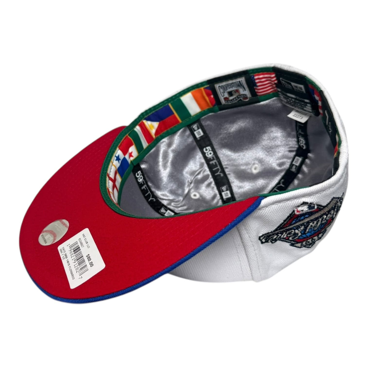Hat Club Florida Marlins 1992 World Series Puerto Rico Flag Hat Club New Era 59Fifty Fitted Hat