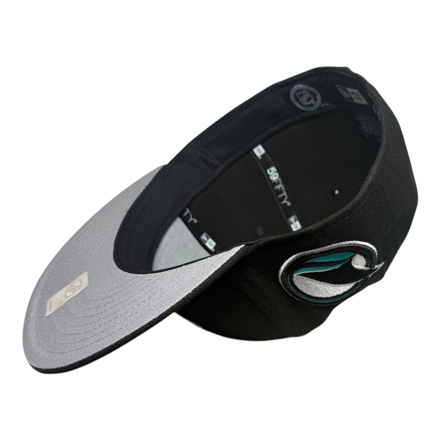 San Jose Sharks Fin Circle New Era 59Fifty Fitted Hat