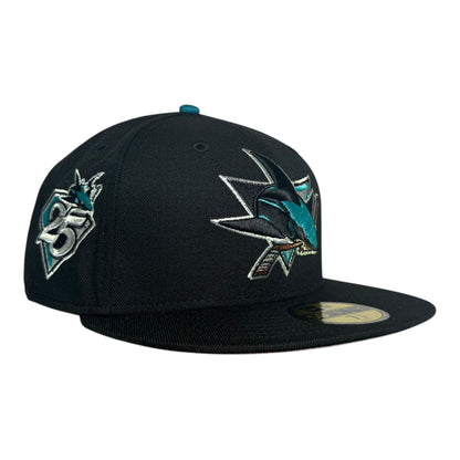 San Jose Sharks "GOLD GRILL" 25th Anniversary New Era 59Fifty Fitted Hat