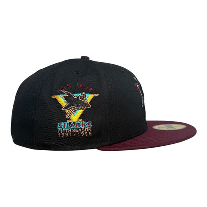 San Jose Sharks "INSTANT VINTAGE" 5th Season New Era 59Fifty Fitted Hat