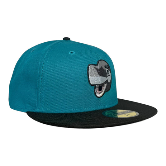 San Jose Sharks SJ Sharkie Mascot Hat Club New Era 59Fifty Fitted Hat