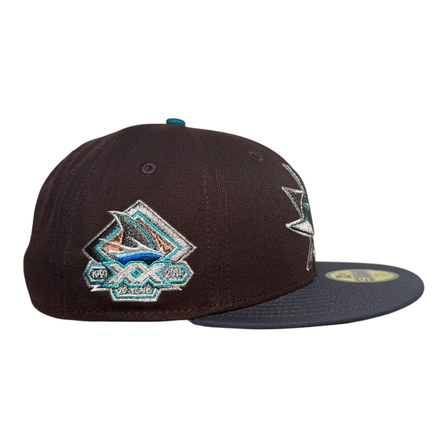 San Jose Sharks "FROZEN MUD" 20 Seasons New Era 59Fifty Fitted Hat