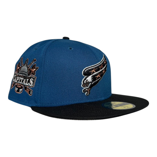 Washington Capitals Alternate Logo Grey UV Hat Club New Era 59Fifty Fitted Hat