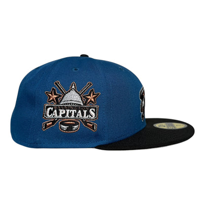 Washington Capitals Alternate Logo Grey UV Hat Club New Era 59Fifty Fitted Hat