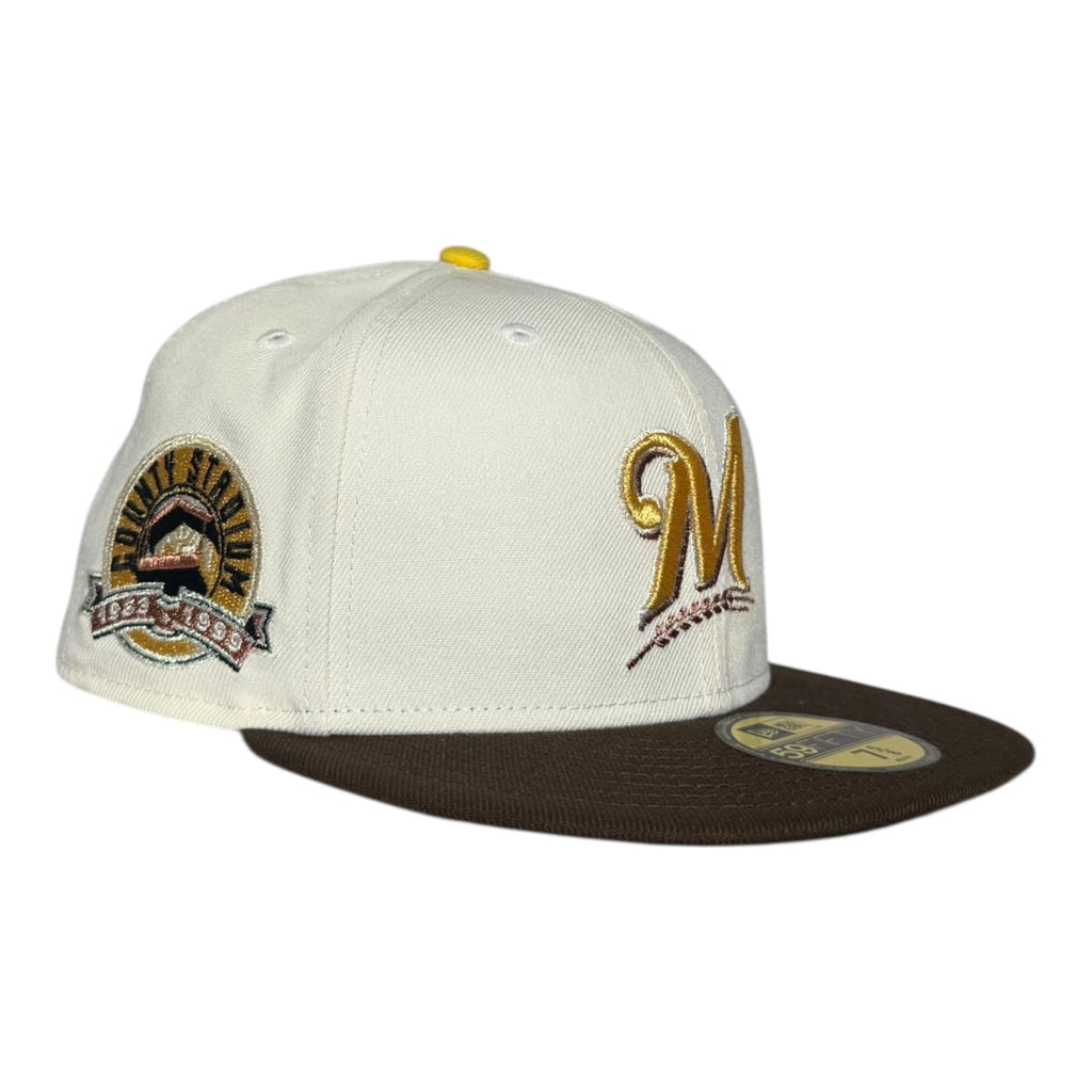 Homegame New York Milwaukee Brewers 1959 County Stadium Homegame New Era 59Fifty Fitted Hat