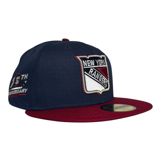 New York Rangers 70th Anniversary Throwback New Era 59Fifty Fitted Hat