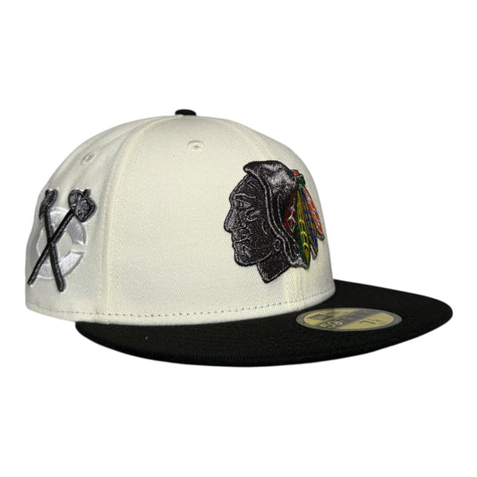 Chicago Blackhawks Tomahawk Logo New Era 59Fifty Fitted Hat