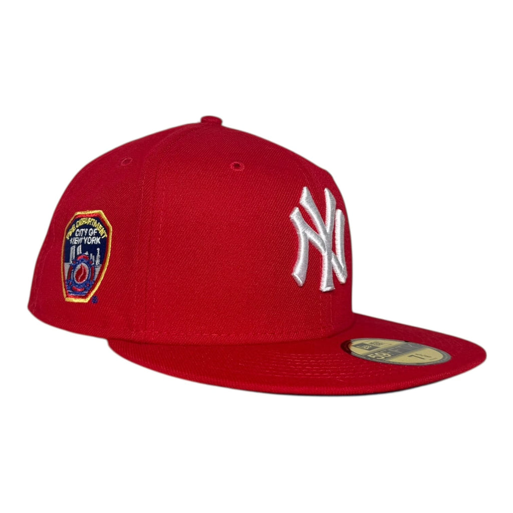 The Hat Wall New York Yankees FDNY Patch Blue UV New Era 59Fifty Fitted Hat