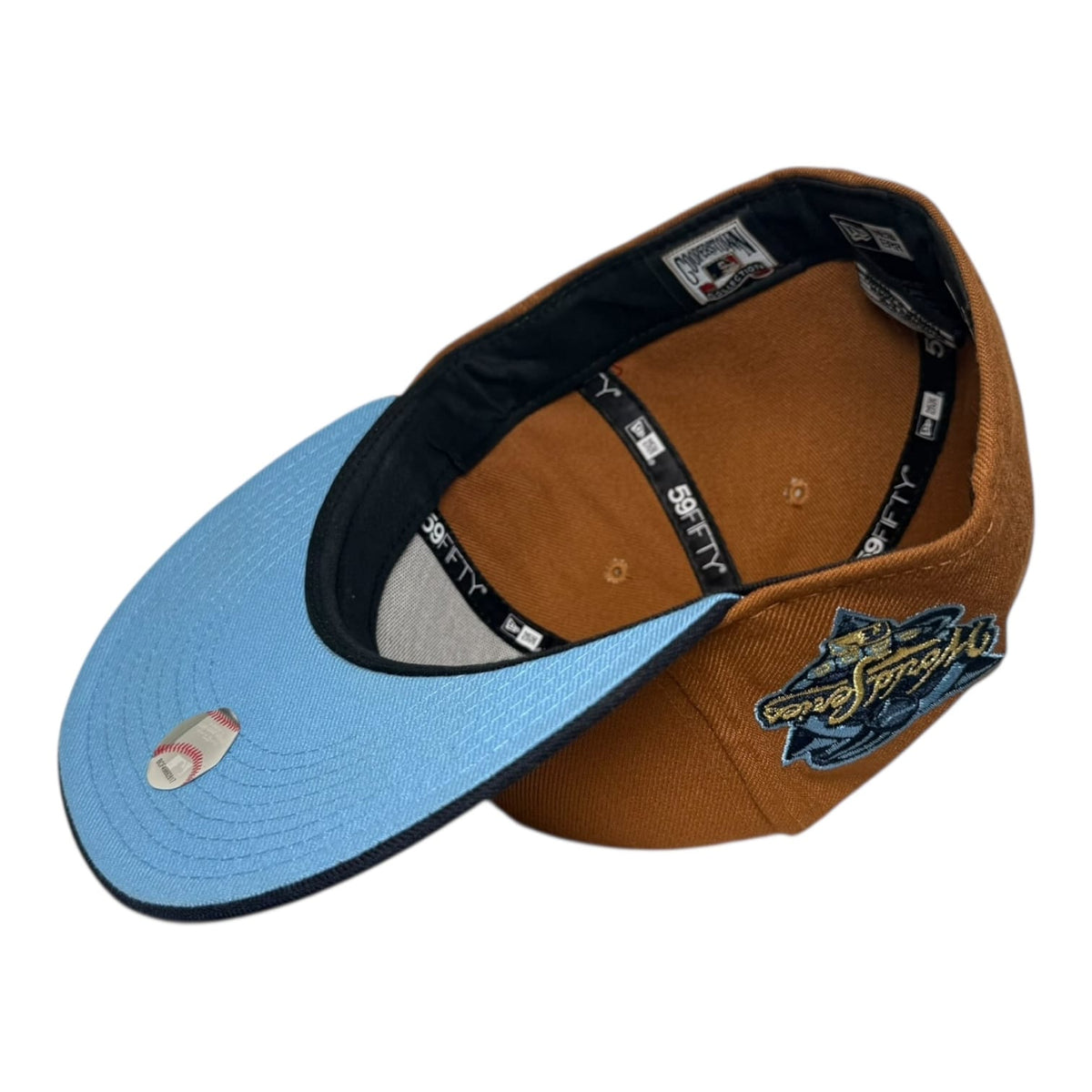 The Hat Wall New York Yankees 2000 World Series Icy Blue UV New Era 59Fifty Fitted Hat