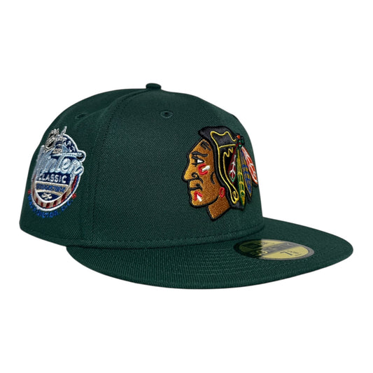 Chicago Blackhawks "Holiday SNZ" 2015 Winter Classic Hat Club New Era 59Fifty Fitted Hat