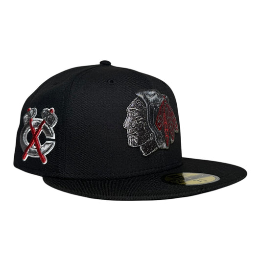 Chicago Blackhawks Tomahawk Logo New Era 59Fifty Fitted Hat