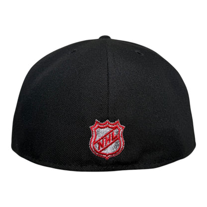 Chicago Blackhawks Black Pewter New Era 59Fifty Fitted Hat