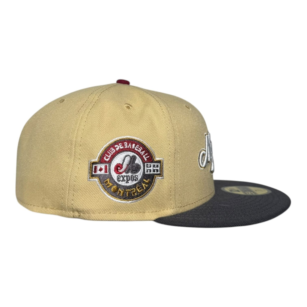 The Hat Wall Montreal Expos Script Vegas Gold New Era 59Fifty Fitted Hat