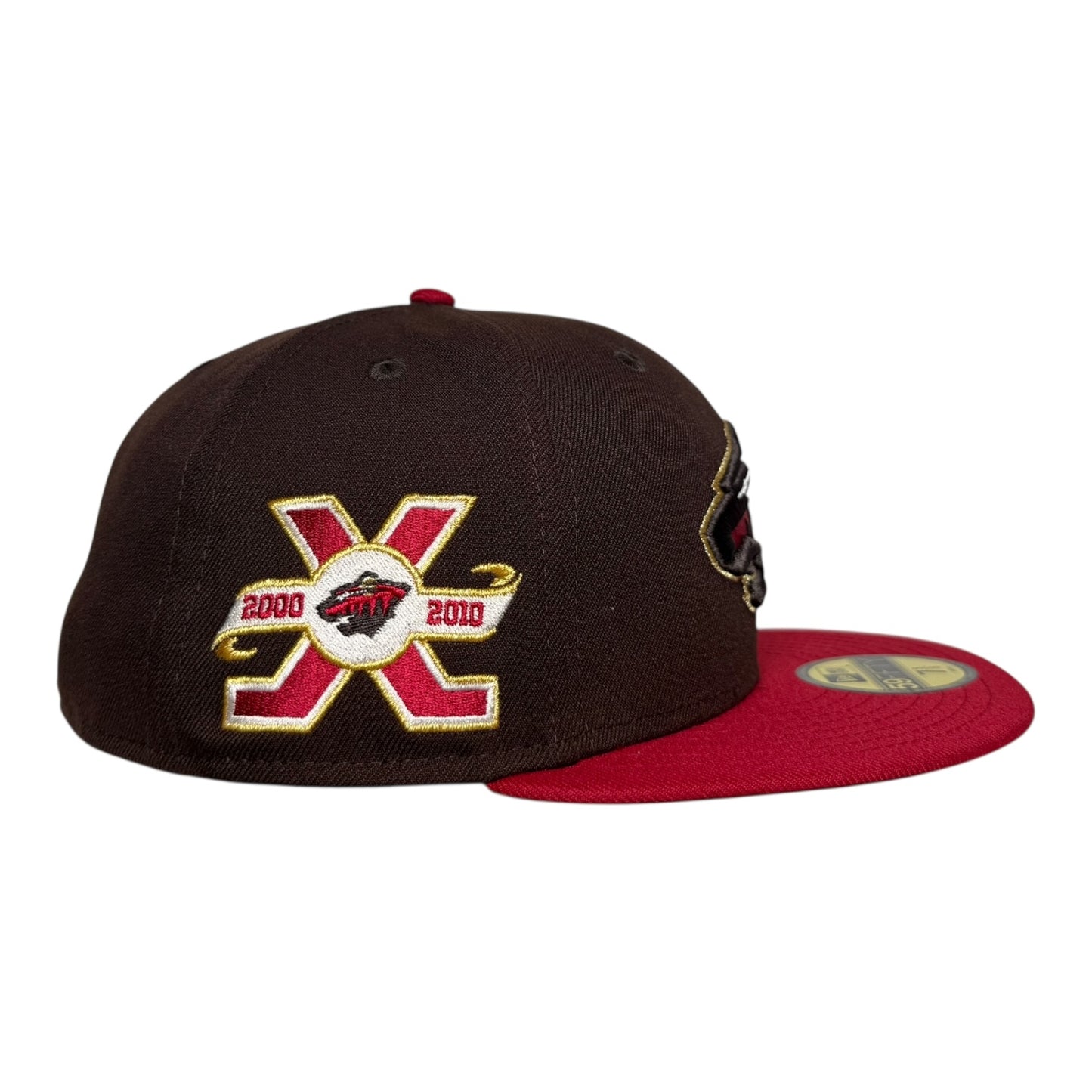 Minnesota Wild 10th Anniversary Burnt Metallic New Era 59Fifty Fitted Hat