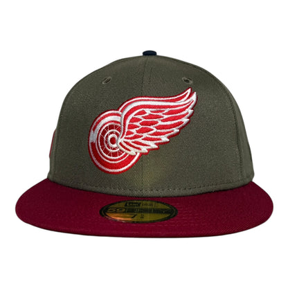 Detroit Red Wings Logo Patch Hat Club New Era 59Fifty Fitted Hat