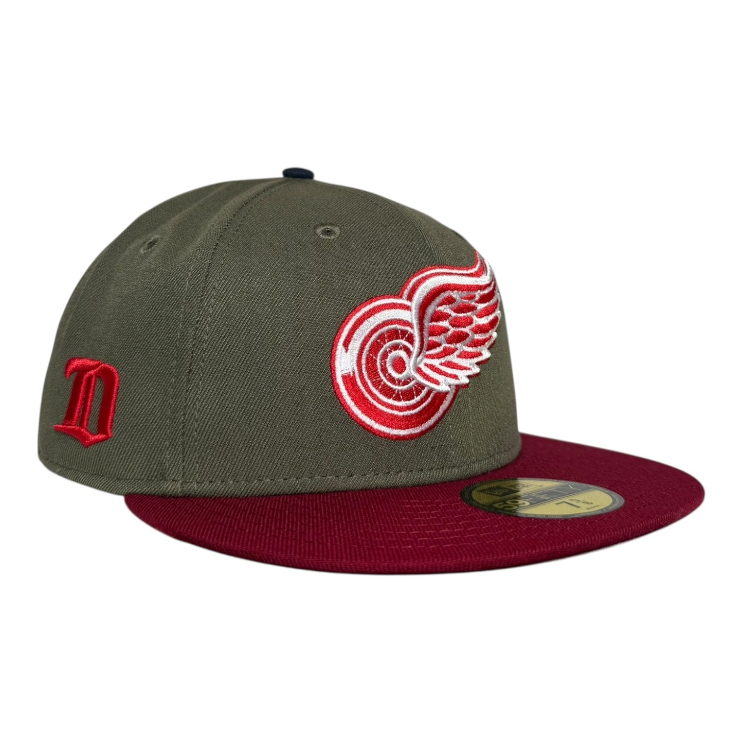 Detroit Red Wings Logo Patch Hat Club New Era 59Fifty Fitted Hat