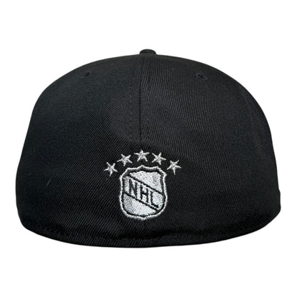 Los Angeles Kings Script Black Throwback Edition New Era 59Fifty Fitted Hat