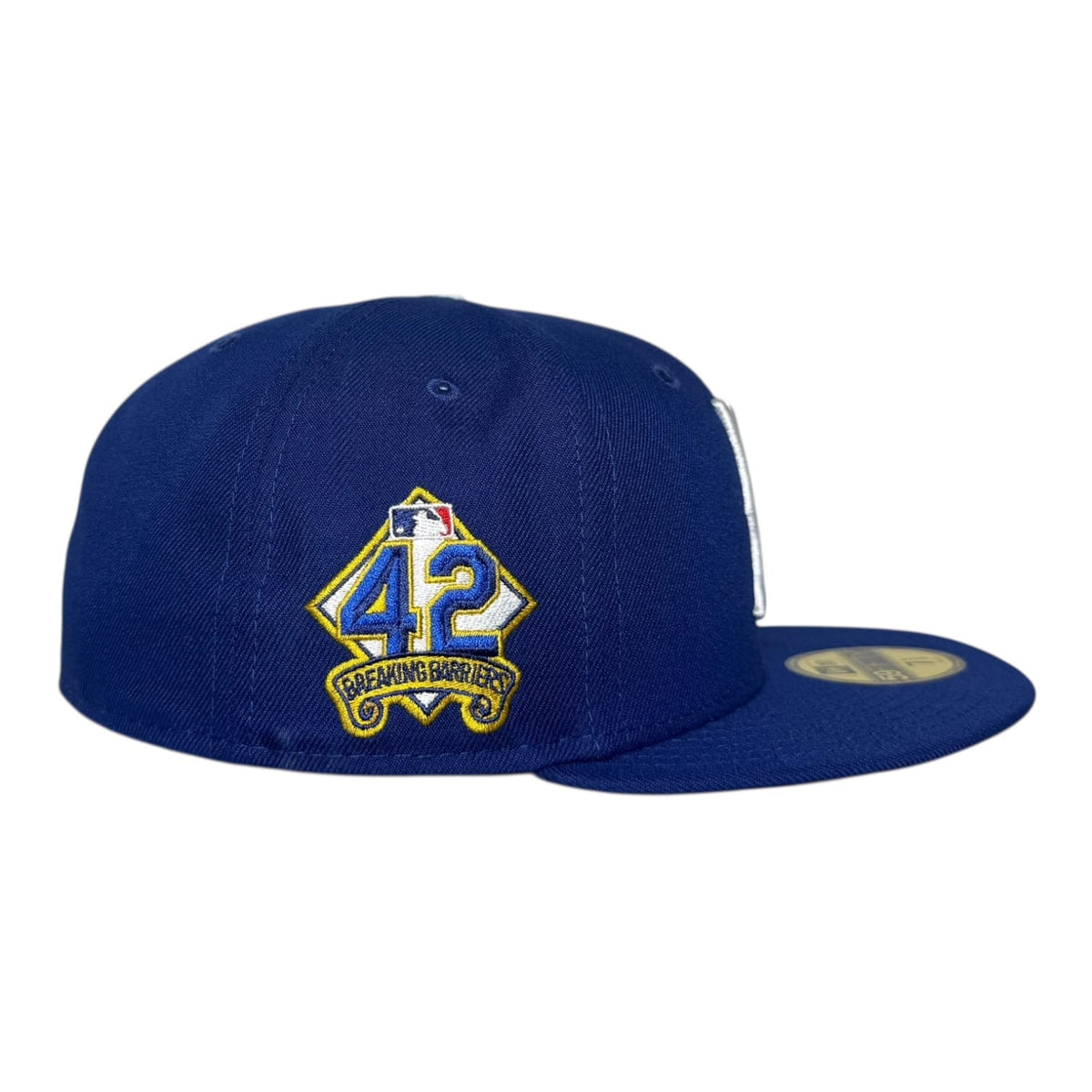 The Hat Wall Brooklyn Dodgers Jackie Robinson "42 Breaking Barriers" New Era 59Fifty Fitted Hat