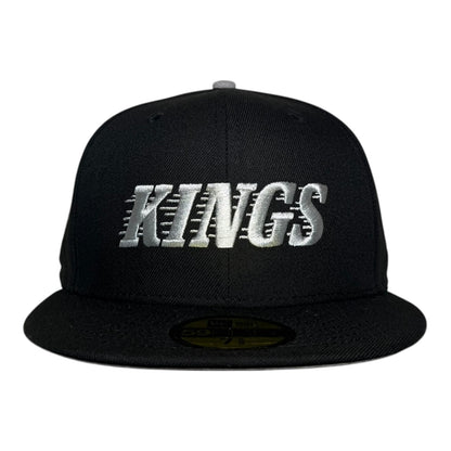 Los Angeles Kings Wordmark 50th Anniversary New Era 59Fifty Fitted Hat