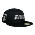 Los Angeles Kings Wordmark 50th Anniversary New Era 59Fifty Fitted Hat