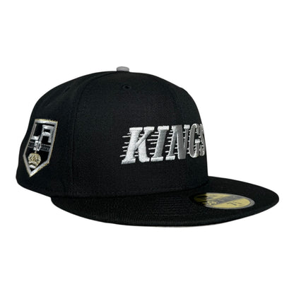 Los Angeles Kings Wordmark 50th Anniversary New Era 59Fifty Fitted Hat