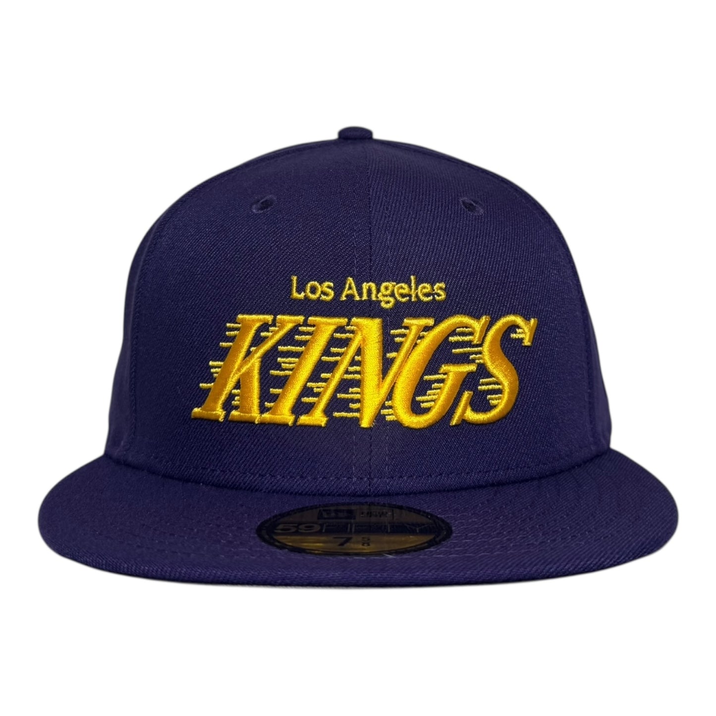 Los Angeles Kings Patch Word Hat Club New Era 59Fifty Fitted Hat