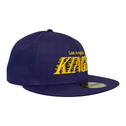 Los Angeles Kings Patch Word Hat Club New Era 59Fifty Fitted Hat