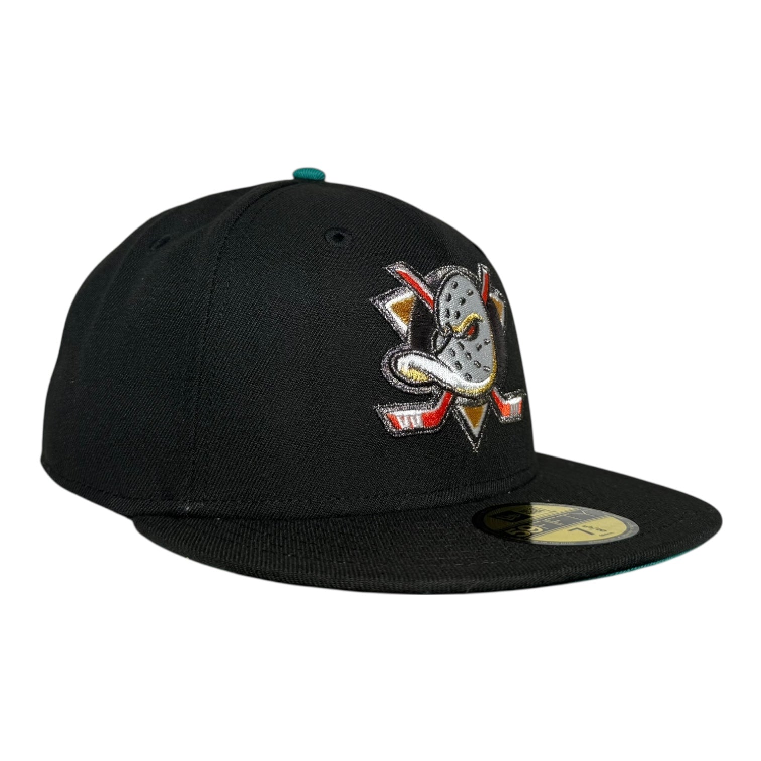 Anaheim Ducks Teal UV Hat Club New Era 59Fifty Fitted Hat