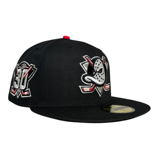 Anaheim Ducks 30th Anniversary Glow in the Dark New Era 59Fifty Fitted Hat