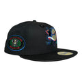 Anaheim Ducks Metallic Black Capsule New Era 59Fifty Fitted Hat