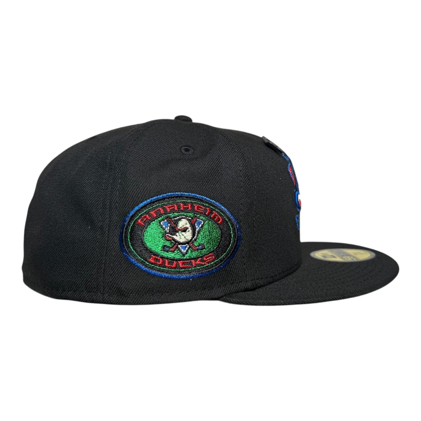 Anaheim Ducks Metallic Black Capsule New Era 59Fifty Fitted Hat
