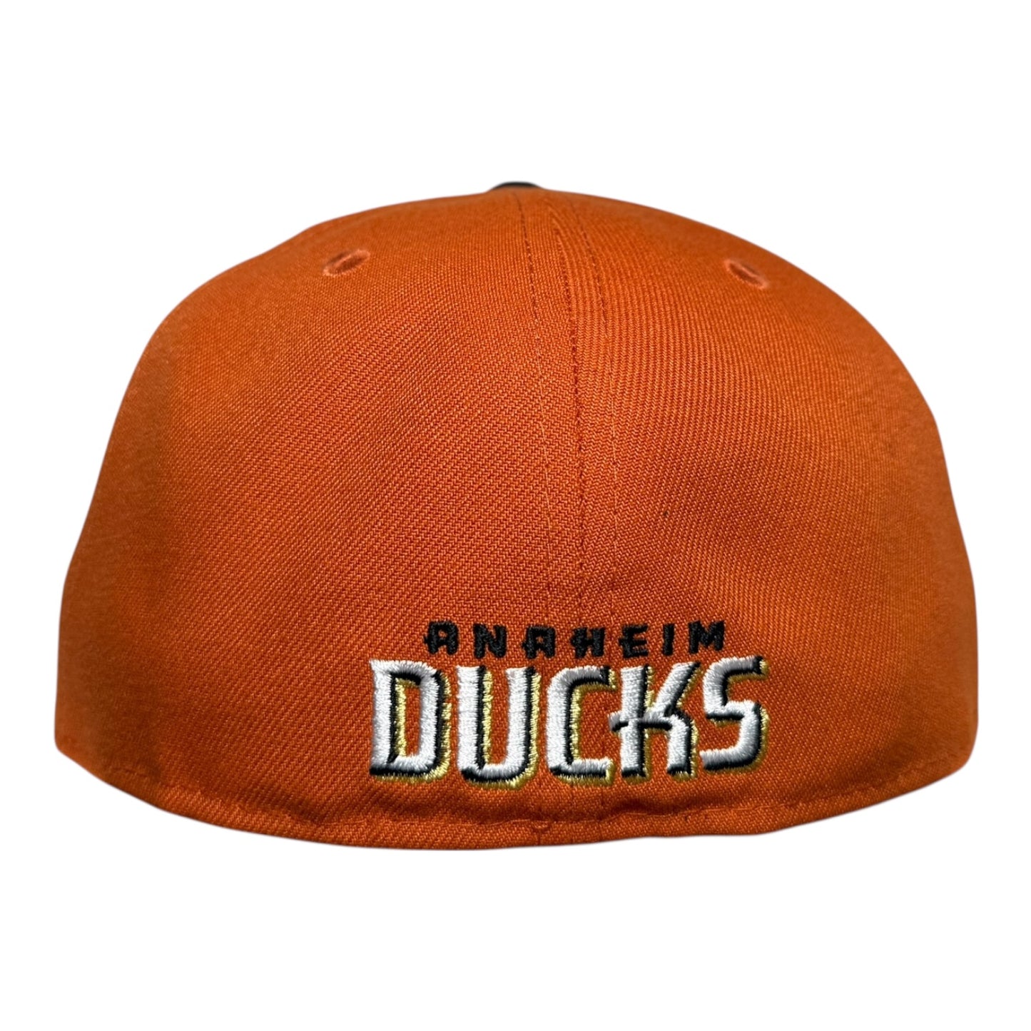 Anaheim Ducks Fight Orange/Black Grey UV New Era 59Fifty Fitted Hat