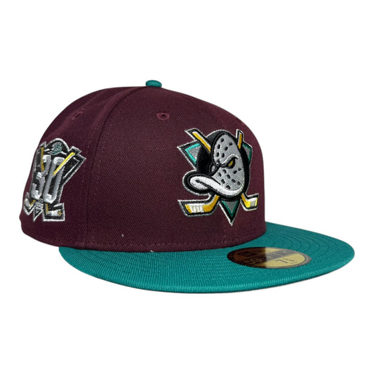 Anaheim Ducks Mighty Ducks 30th Anniversary New Era 59Fifty Fitted Hat