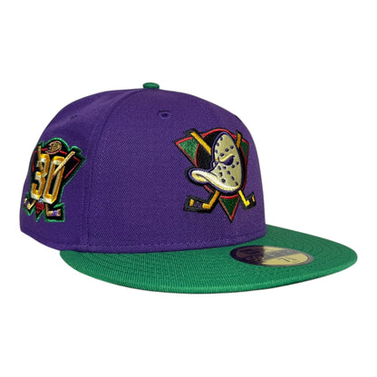 Anaheim Ducks Mighty Ducks 30th Anniversary District 5 Reverse New Era 59Fifty Fitted Hat
