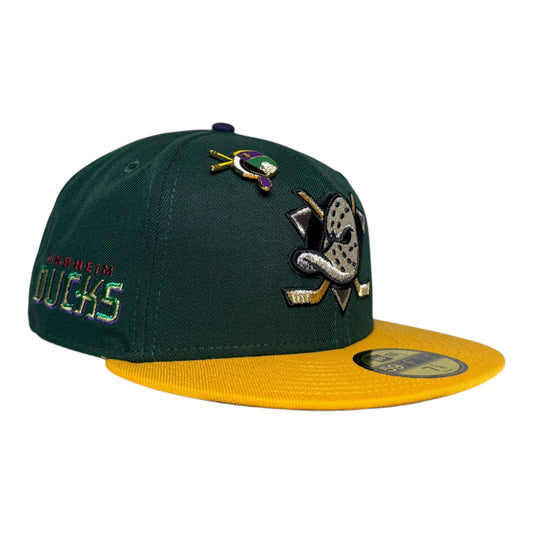 Anaheim Ducks "Bash Pack" Green/Yellow New Era 59Fifty Fitted Hat