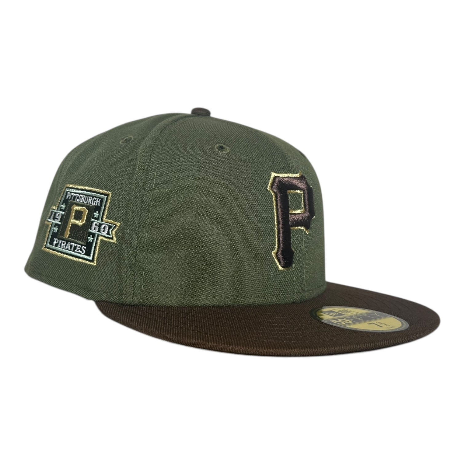 Pittsburgh Pirates 1960 Pirates Dark Green New Era 59Fifty Fitted Hat