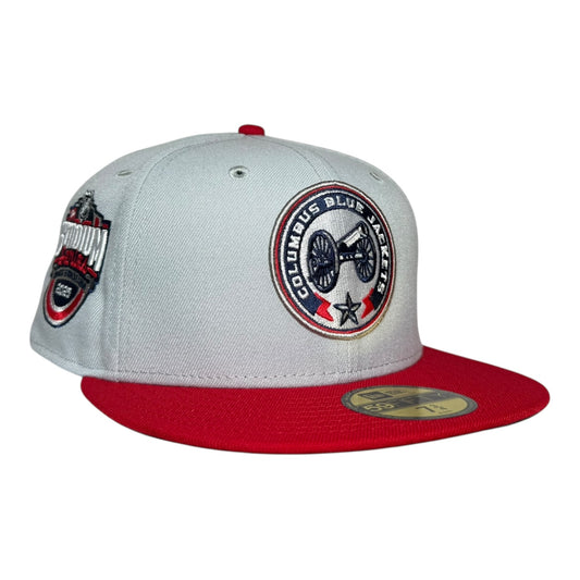 Columbus Blue Jackets 2025 Stadium Patch New Era 59Fifty Fitted Hat