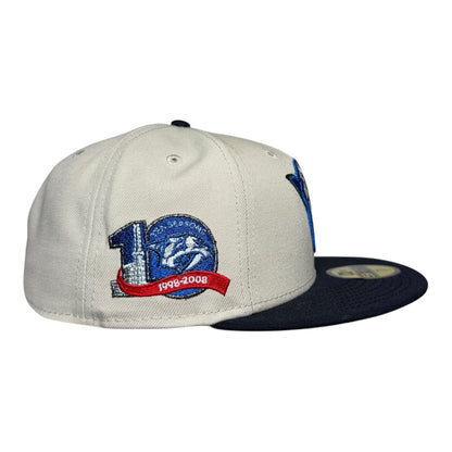Nashville Predators 10th Anniversary Stone Two Tone New Era 59Fifty Fitted Hat