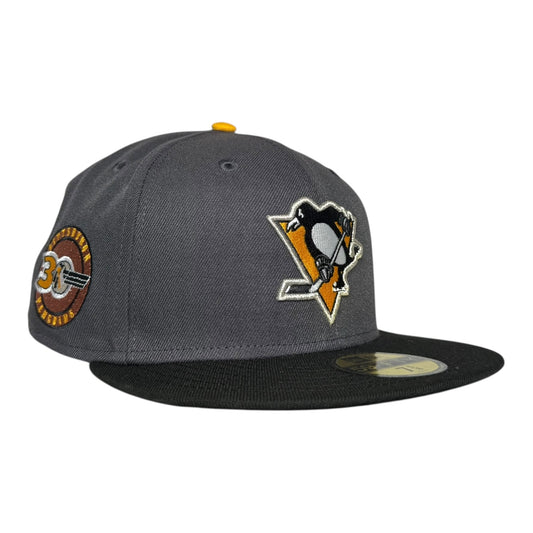 Pittsburgh Penguins 30th Anniversary Two Tone New Era 59Fifty Fitted Hat
