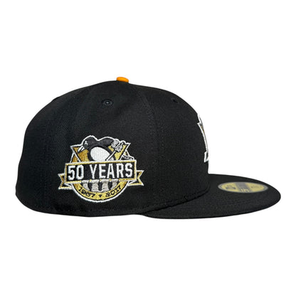Pittsburgh Penguins 50th Anniversary New Era 59Fifty Fitted Hat
