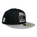 Utah Hockey Club Black and Silver Metallic New Era 59Fifty Fitted Hat