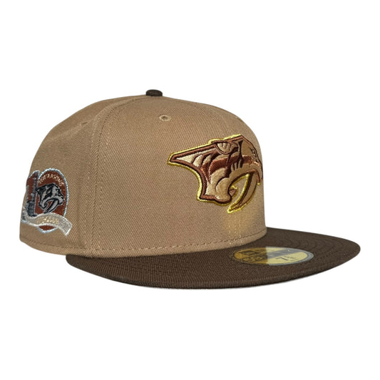 Nashville Predators "Sabretooth Predator" 10th Anniversary New Era 59Fifty Fitted Hat